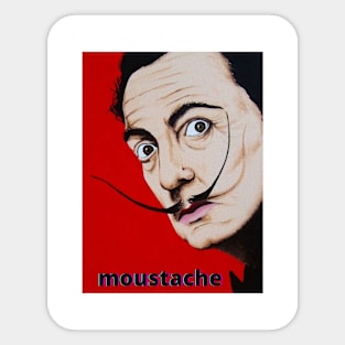 moustache Sticker